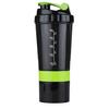 Cool Indians Premium Protein Shaker Bottle Combo with 2 Extra Compartment for Gym,Sports & Exercise l Shaker Bottle | Gym Shaker l Protein Shaker | Sipper Bottle 500 ML. (Green) view 4