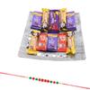 SFU E Com All in One Cadbury Chocolates with Tray | Rakhi Chocolate for Brother | Velvet Ball Design with Chocolates | Roli, Chawal, Chandan, Misri | 551 view 1
