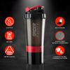 Amazing Combo Protein Gym Shaker Bottle with 2 Extra Compartment for Gym, Sports & Exercise l Shaker Bottle | Gym Shaker l Protein Shaker | Sipper Bottle 500 ML. (Gym Protein Shaker (RED) view 2