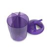 EZY DOSE Vitamin Organizer, 6 Large Compartments, 30-Day Vitamin and Medicine Storage, Purple (70076P) view 1