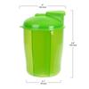 EZY DOSE 6-Compartment Green Vitamin Organizer, 30-Day Pill Storage view 2