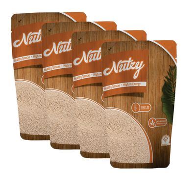 Nutzy Instant Yeast 1000 Grams (250 Grams X 4)  Yeast for Soft & Fluffy Breads, Pizza & Pav | Bake Fresh in Minutes Without Waiting for Long Hours | Ideal for Indian Kitchens: Bread, Bhature, Pizza & More | Baker's Yeast / Khameer / Khamir