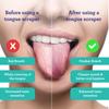GuruNanda Tongue Scraper (Pack of 2), Stainless Steel Tongue Scraper for Oral Hygiene, Bad Breath Treatment, Medical Grade 100% Stainless Steel Tongue Cleaner with Travel Case for Adults & Kids view 2
