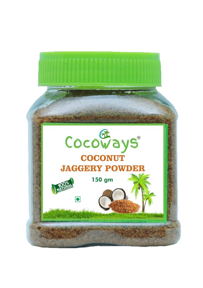 Cocoways Organic Coconut Jaggery Powder, (150 gm) Pet Bottle  Pack of 1