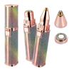 DIGSMORDEN Portable eyebrow trimmer for women, epilator for women, facial hair remover for women,Face, Lips, Nose Hair Removal Electric Trimmer with Light (reinbow) view 1