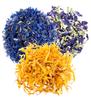 A D Food & Herbs Combo of Dried Butterfly Pea Flower/Blue Corn Flower/Calendula Flower Petals Aromatic Edible for Homemade Lattes, Tea Blends, Bath Salts, Gifts, Crafts each pack (200 Gms) view 1