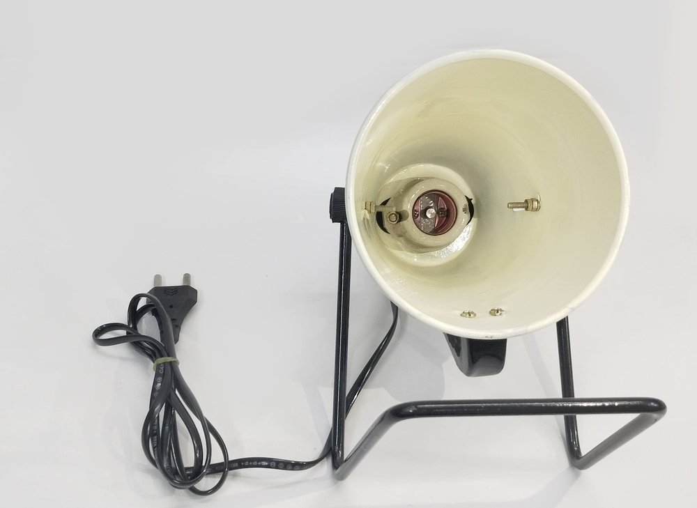 BOS MEDICARE SURGICAL Infrared Heat Therapy Lamp Without Bulb Pain Relief Device with E27 Base Fitted Holder for Muscle, Joint, and Back Pain | Physiotherapy Light (1 Pc, Bulb Not Included)