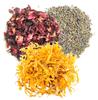 A D Food & Herbs Combo of Dried Lavender/Hibiscus/Calendula Flower Petals Aromatic Edible for Homemade Lattes, Tea Blends, Bath Salts, Gifts, Crafts each pack (250 Gms) view 1