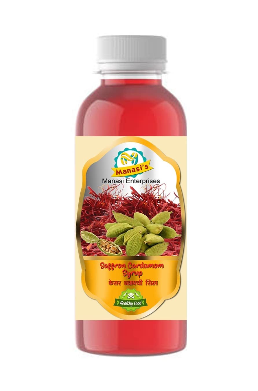 Saffron Cardamom/Kesar Elaichi Syrup - 200 ml