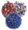 A D Food & Herbs Combo of Dried Butterfly Pea Flower/Hibiscus/Blue Corn Flower Petals Aromatic Edible for Homemade Lattes, Tea Blends, Bath Salts, Gifts, Crafts each pack (200 Gms) view 1