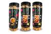GREENLAND Roasted Puffs (Pack of 3, 85g Each) Healthy Snacks | Gluten Free | Rich in Protein | Zero Trans Fat | Flavor: Pizza Mania Quinoa Puff, Smoked Chilli & Lime view 1