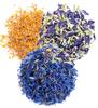 A D Food & Herbs Combo of Dried Butterfly Pea Flower/Marigold/Blue Corn Flower Petals Aromatic Edible for Homemade Lattes, Tea Blends, Bath Salts, Gifts, Crafts each pack (100 Gms) view 1