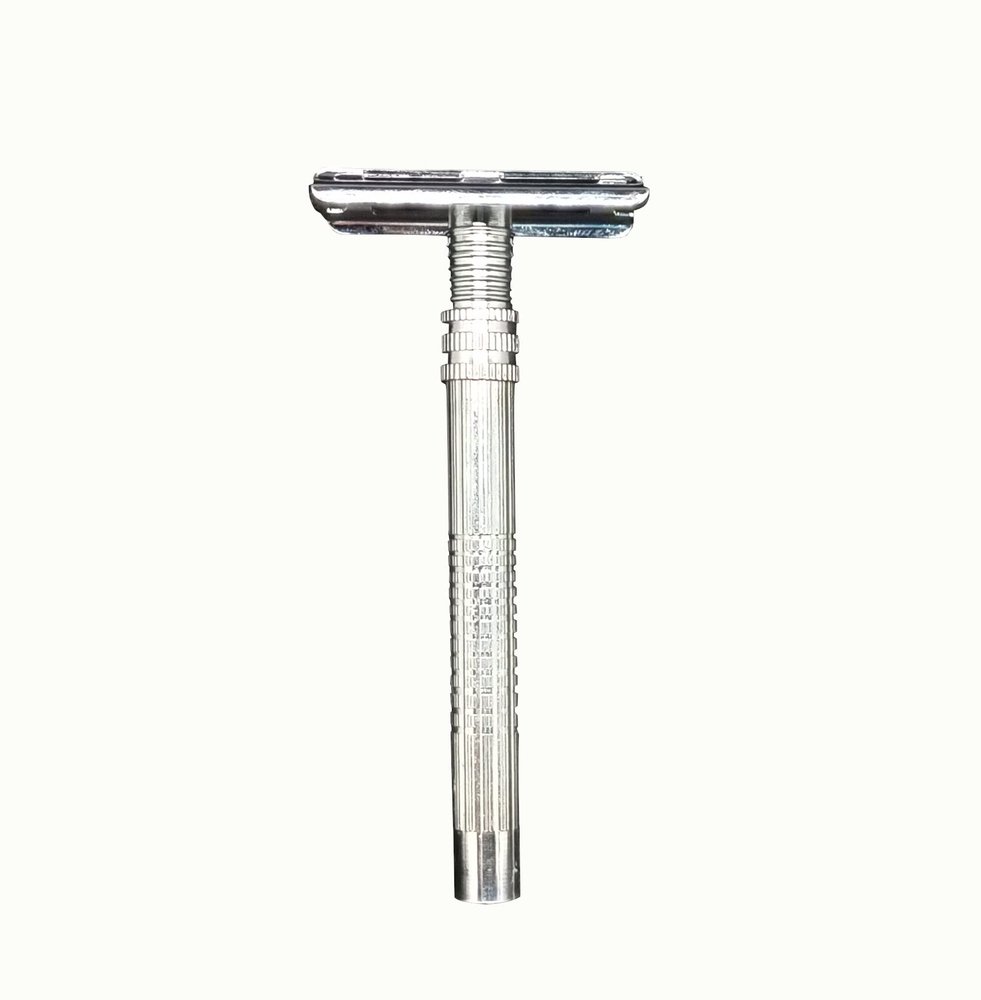 Stainless Steel Shaving Razor (Silver, Pack of 1)