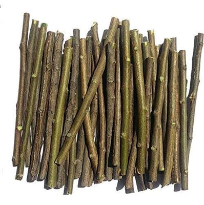 Dhanya Organic Neem Datun (Moti Datun) Organic Toothbrush Nim Sticks for Brushing Teeth Removes Bad Breath, Relieve Tooth Ache, Healthy Toothpaste Pack of (Nim, 40)