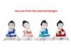 Rakhi gift for brother/Rakhi for brother combo/Rakhi for brother with gift combo set/Pack of 2 rakhi for brother-2 Kundan Rakhi+Showpiece figurine +Roli, Chawal+Rakhi Greeting card view 4