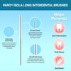 Paro Isola Long | Extra Long Interdental Spiral Brush Easily Bent | Dental Cleaning Tool | Red, 0.7-3mm view 3