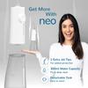 Caresmith Neo Cordless Oral Flosser | 24 Pressure Settings with 5 Modes & 6 Intensities | 300 ml Large Detachable Water Tank | Dental Flosser for teeth | IPX7 Waterproof | 2 Jet Tips Provided (White) view 4
