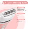 YHC Electric Razors for Women, Rechargeable Cordless Shaver for Womens Leg Underarm Bikini Public Hairs Removal. view 3