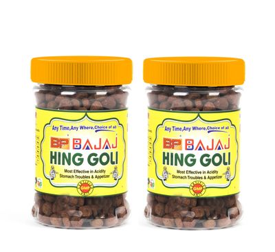 Bcp Bajaj Hing Goli | Natural & Digestive | Chatpata Mukhwas, Mouth Freshner (PACK OF 2, 200, gram)