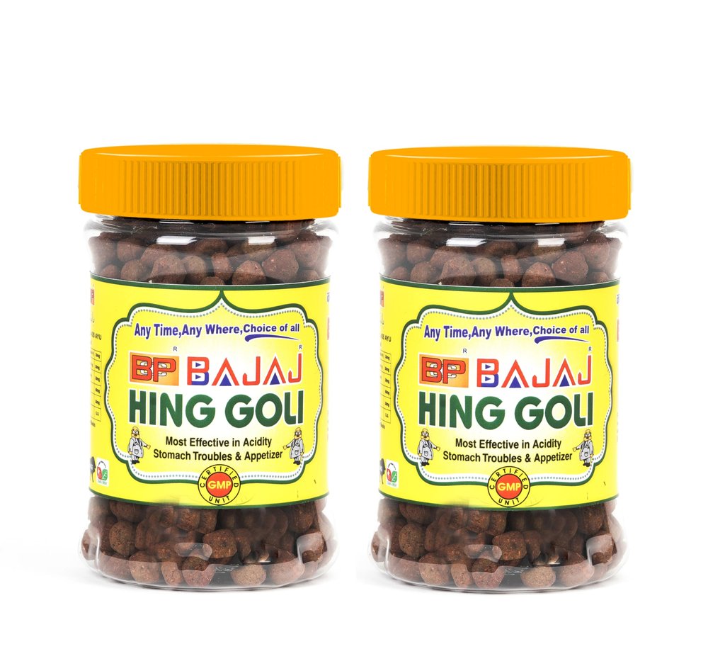 Bcp Bajaj Hing Goli | Natural & Digestive | Chatpata Mukhwas, Mouth Freshner (PACK OF 2, 200, gram)