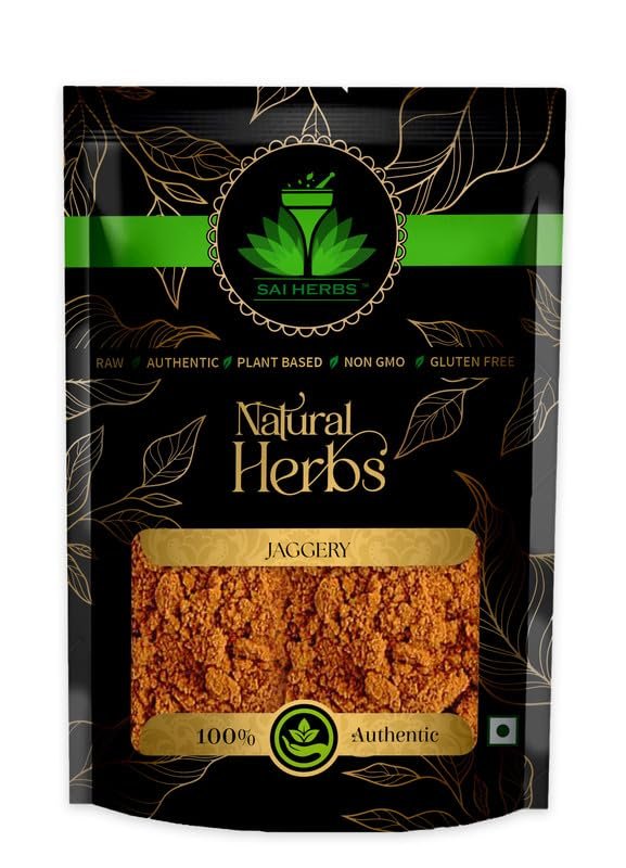 SAI HERBS Shakkar - Desi Sakkar - Shakar - Jaggery Powder - Gudh Powder - Pure & Natural (250 Grams)