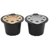 Set of 3 Coffee Capsules Pods for Nespresso w/Spoon Brush Silver view 4