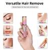 2 IN 1 Eyebrow Hair Rempval For Women,Hair Removal Trimmer For Women With Replaceable Heads, Upper Lip Hair Remover For Women,Razor For Women view 3