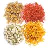 A D Food & Herbs Combo of Dried Jasmine/Safflower/Chamomile/Calendula Flower Petals Aromatic Edible for Homemade Lattes, Tea Blends, Bath Salts, Gifts, Crafts each pack (100 Gms) view 1
