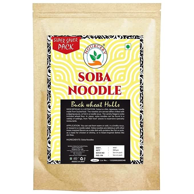 Nourcery Soba Noodles, 900Gm (Buck Wheat Hulls)