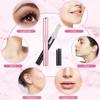 Electric Eyebrow Trimmer, Ladies Facial Precision Mini Shaver with Comb, Battery Powered Small Epilator for Face Neck Body Arms Legs (Pink, Black) view 2
