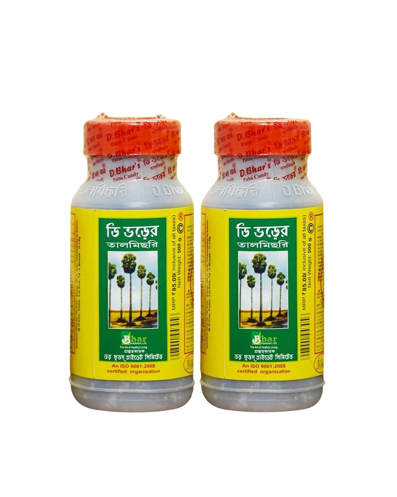 D. Bhar's Tal Mishri Palm Candy, Traditional Method, 500g | Pack of 2