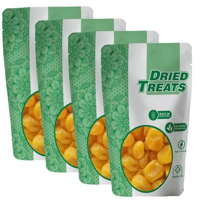 Dried treats Baby Lemon Dry 800 Grams (200gm X 4)  Sweet, Tangy & Juicy Candy Snack For Kids | Dietry Fibre and Antioxidants | Add to Breakfast, Smoothies or Hand Over as a Quick Treat | Dried Baby Lemon Candies Loved By Kids | No Cutting, Just Open