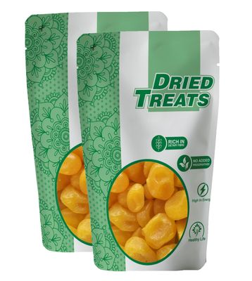 Dried treats Baby Lemon Dry 400 Grams (200gm X 2)  Sweet, Tangy & Juicy Candy Snack For Kids | Dietry Fibre and Antioxidants | Add to Breakfast, Smoothies or Hand Over as a Quick Treat | Dried Baby Lemon Candies Loved By Kids | No Cutting, Just Open