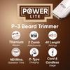 Vega P3 Battery Powered Trimmer Men, USB C Type, 160 Mins Runtime & 40 Length Settings, 2 Beard Comb, Cord-Cordless Use, Hair Trimmer, Shaving Machine, 1 Yrs Warranty (Power Series P3 VHTH-27) view 2