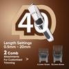 Vega P3 Battery Powered Trimmer Men, USB C Type, 160 Mins Runtime & 40 Length Settings, 2 Beard Comb, Cord-Cordless Use, Hair Trimmer, Shaving Machine, 1 Yrs Warranty (Power Series P3 VHTH-27) view 4