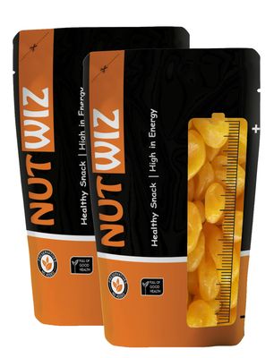 Nutwiz Baby Lemon Dry 500 Grams (250gm X 2) Sweet, Tangy & Juicy Candy Snack For Kids | Dietry Fibre and Antioxidants | Add to Breakfast, Smoothies or Hand Over as a Quick Treat | Dried Baby Lemon Candies Loved By Kids | No Cutting, Just Open & Eat