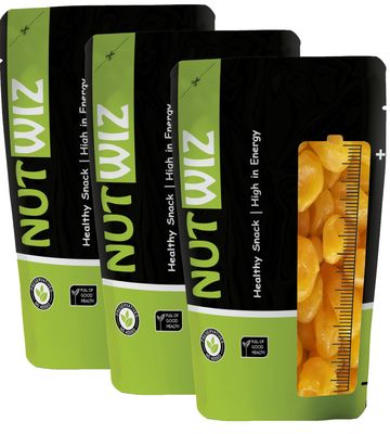 Nutwiz Baby Lemon Dry 600 Grams (200gm X 3) Sweet, Tangy & Juicy Candy Snack For Kids | Dietry Fibre and Antioxidants | Add to Breakfast, Smoothies or Hand Over as a Quick Treat | Dried Baby Lemon Candies Loved By Kids | No Cutting, Just Open & Eat