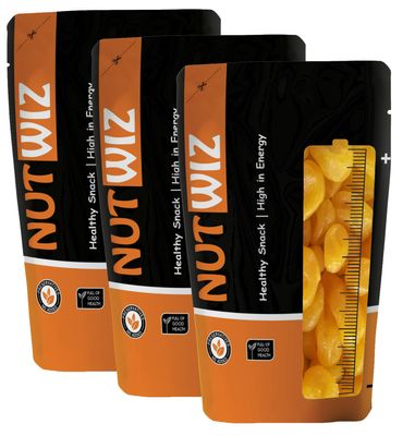 Nutwiz Baby Lemon Dry 750 Grams (250gm X 3) Sweet, Tangy & Juicy Candy Snack For Kids | Dietry Fibre and Antioxidants | Add to Breakfast, Smoothies or Hand Over as a Quick Treat | Dried Baby Lemon Candies Loved By Kids | No Cutting, Just Open & Eat