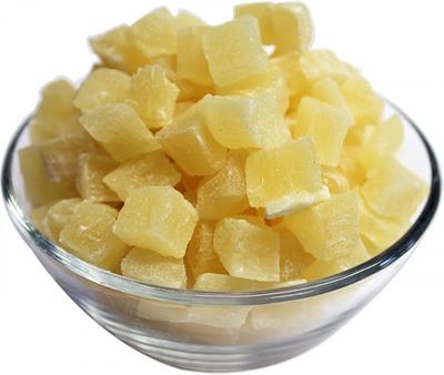Ancy Dried Pineapple Dice 400 Grams (200g X 2) Family-Friendly Tasty, Softy & Chewy Healthy Fruit Snack Loved by Kids, Great for Baking, Cooking and Trail Mixes | Cubic Pieces Of Candied Pineapple Dice Perfect For Hiking and Travel Enthusiasts | No