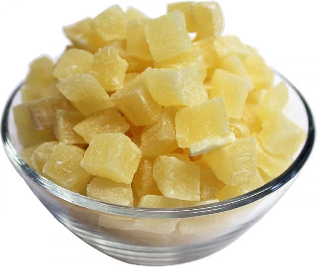 Ancy Dried Pineapple Dice 400 Grams (200g X 2) Family-Friendly Tasty, Softy & Chewy Healthy Fruit Snack Loved by Kids, Great for Baking, Cooking and Trail Mixes | Cubic Pieces Of Candied Pineapple Dice Perfect For Hiking and Travel Enthusiasts | No