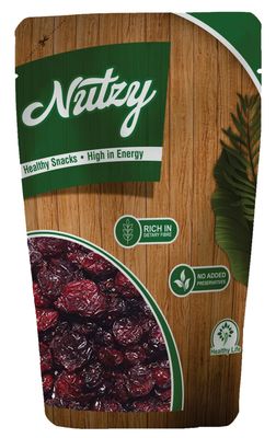 Nutzy Dried Whole Cranberries 200 Grams  Craneberries Dry Fruit | Sweet and Juicy Superfruit Packed with Antioxidants & Vitamins | Perfect for Smoothies, Trail Mix, Baking & Kid-Friendly Snacking | Jumbo Craneberry Best for Vegan-Friendly | No Added