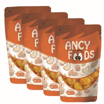 Ancy Baby Lemon Dry 1000 Grams (250gm X 4)  Sweet, Tangy & Juicy Candy Snack For Kids | Dietry Fibre and Antioxidants | Add to Breakfast, Smoothies or Hand Over as a Quick Treat | Dried Baby Lemon Candies Loved By Kids | No Cutting, Just Open & Eat 