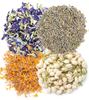 A D Food & Herbs Combo of Dried Jasmine/Lavender/Butterfly Pea Flower/Marigold Flower Petals Aromatic Edible for Homemade Lattes, Tea Blends, Bath Salts, Gifts, Crafts each pack (250 Gms) view 1