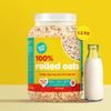 Yogabar Breakfast Protein Combo (Buy Rolled Oats 1kg, Get Protein Muesli 350g FREE) -100% Rolled Oats 1 kg and High Protein Muesli - Choco Almond & Cranberry 350g view 2