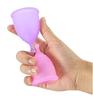 DGARYS Menstrual Cup, Medical Silicone, Clear, 1 Count (Pack of 1), No Leakage, Odour & Rash Free, Protection For Up To 8-10 Hours view 2