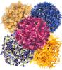 A D Food & Herbs Combo of Dried Butterfly Pea/Rose/Blue Corn/Chamomile/Calendula Flower Petals Aromatic Edible for Homemade Lattes, Tea Blends, Bath Salts, Gifts, Crafts each pack (200 Gms) view 1