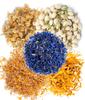 A D Food & Herbs Combo of Dried Jasmine/Marigold/Blue Corn/Chamomile/Calendula Flower Petals Aromatic Edible for Homemade Lattes, Tea Blends, Bath Salts, Gifts, Crafts each pack (20 Gms) view 1