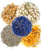 A D Food & Herbs Combo of Dried Jasmine/Lavender/Blue Corn/Chamomile/Calendula Flower Petals Aromatic Edible for Homemade Lattes, Tea Blends, Bath Salts, Gifts, Crafts each pack (200 Gms) view 1