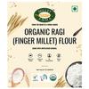 Millet Amma CERTIFIED ORGANIC Ragi (Finger Millet) Flour | 2 Kg (1 kg x 2 Packs) | Made with Unpolished Millet | Gluten free, Rich in Calcium | Suitable for Multiple Millet Recipes (Dosa, Roti) view 2