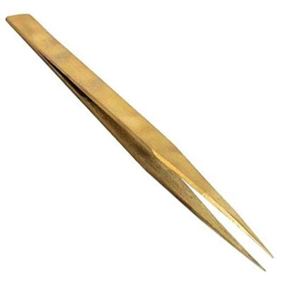 DIY Crafts Pack of 8x Pcs, Brass Tweezer, Anti Magnetic Brass Tweezers Watchmakers Repair Tool Twee (Pack of 8x Pcs, Brass Tweezer)